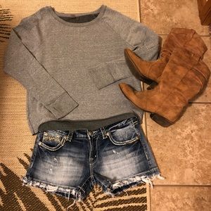 Miss Me Distressed Jean Shorts JE1046H5 size 27
